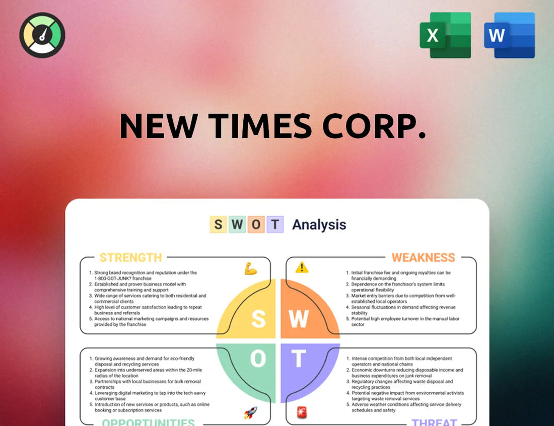 New Times Corp. SWOT Analysis