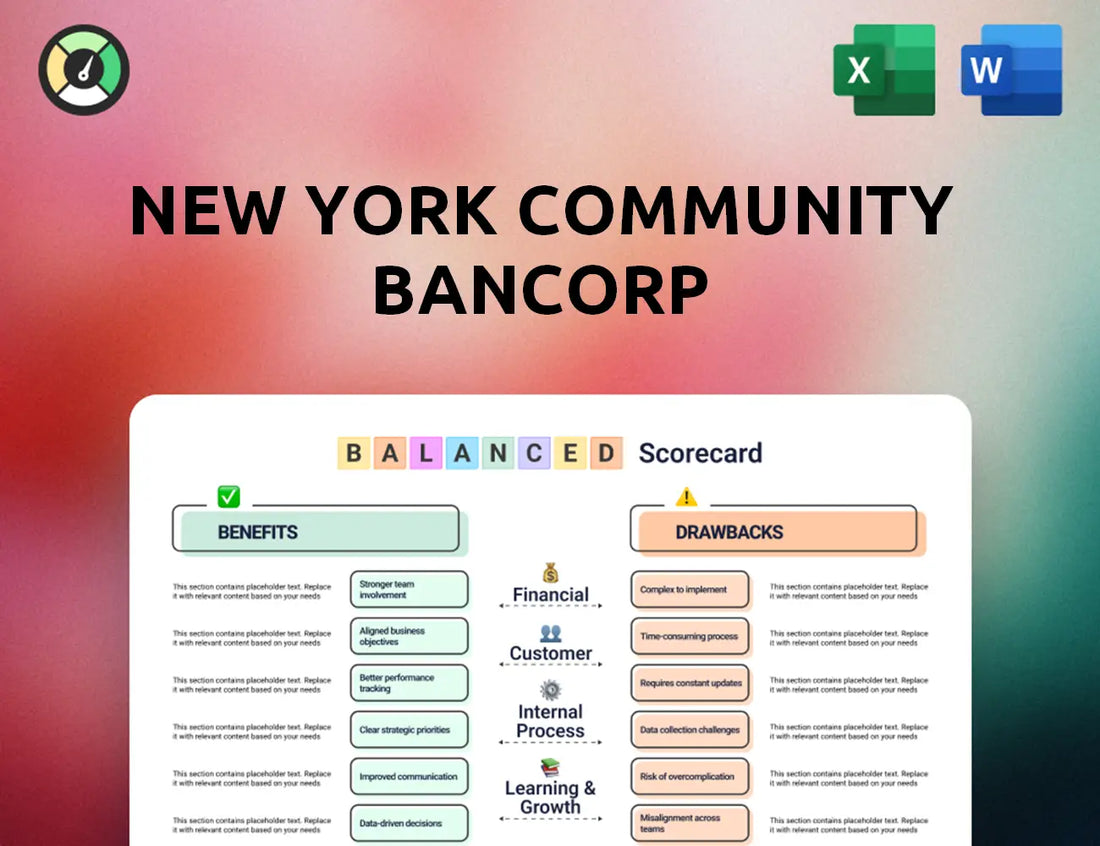 New York Community Bancorp Balanced Scorecard