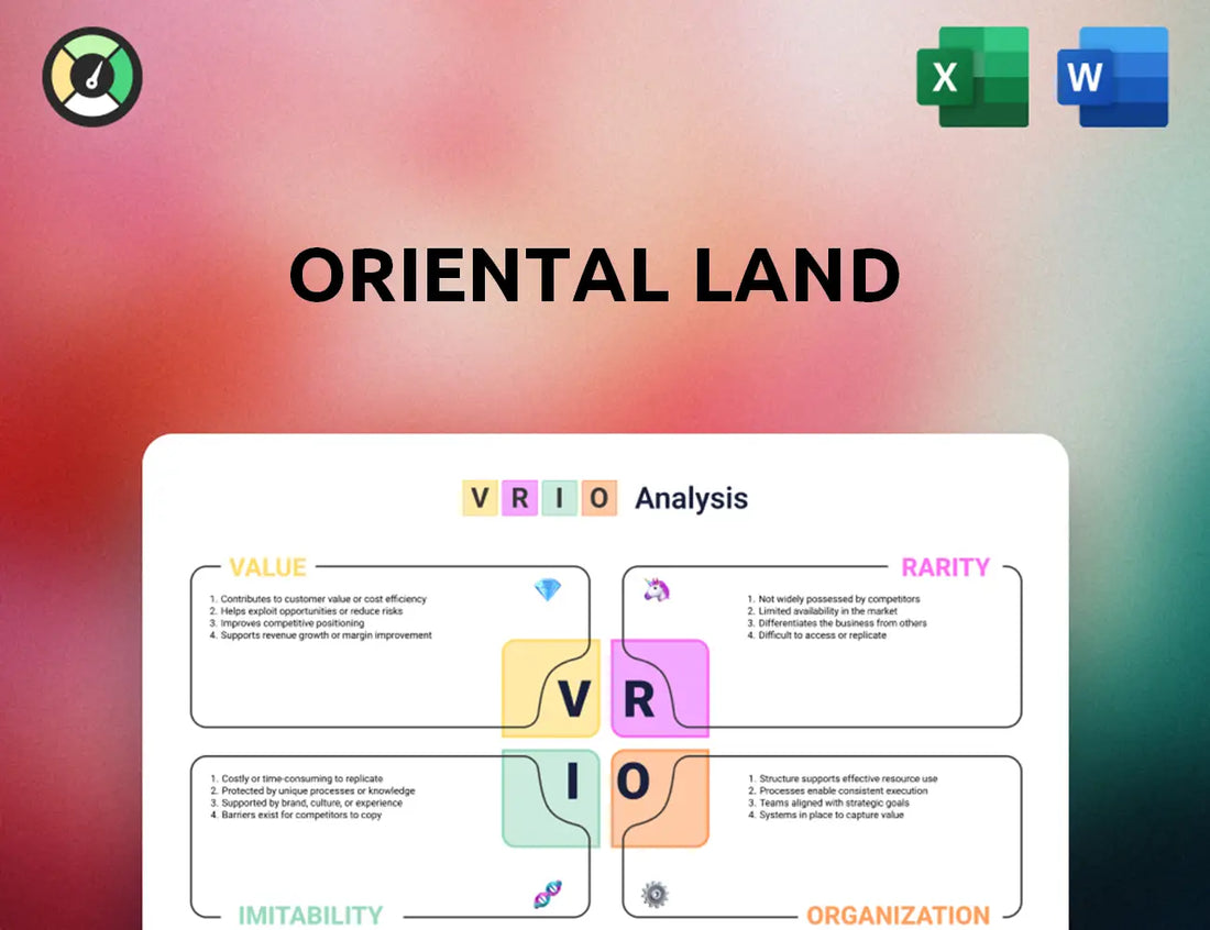 Oriental Land VRIO Analysis