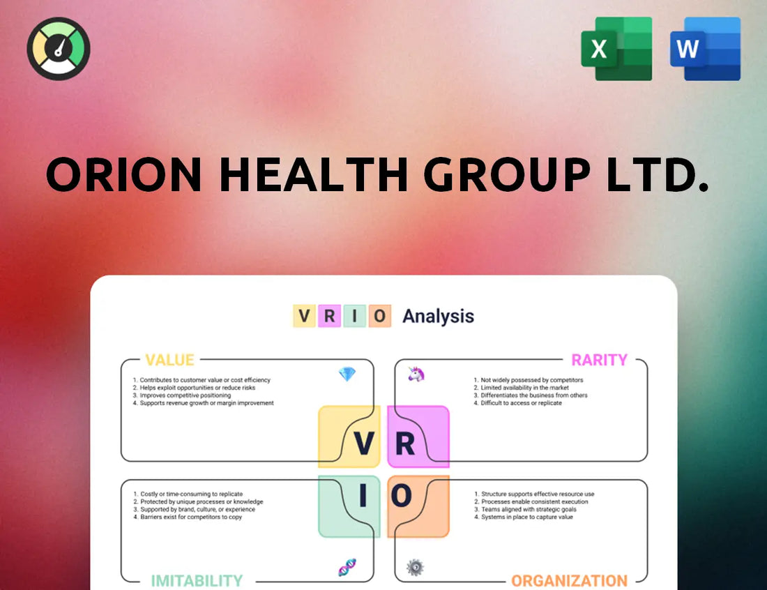 Orion Health Group Ltd. VRIO Analysis
