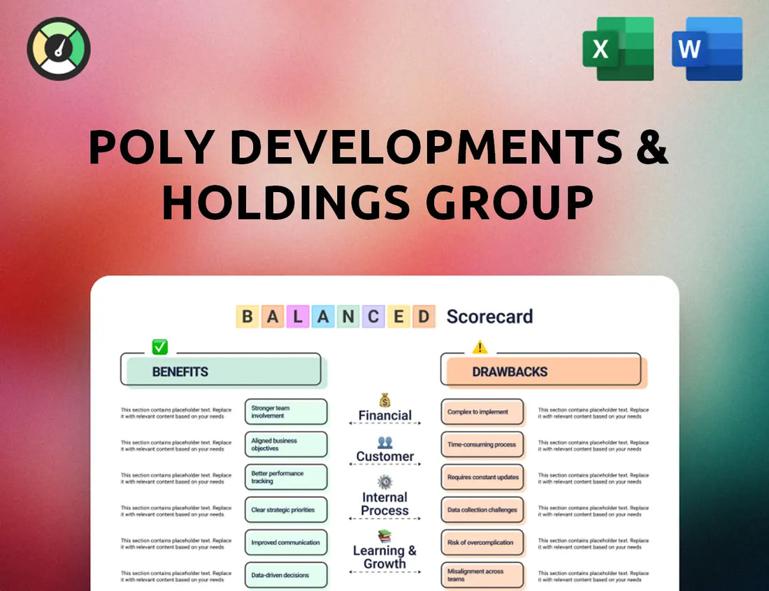 Poly Developments & Holdings Group Balanced Scorecard