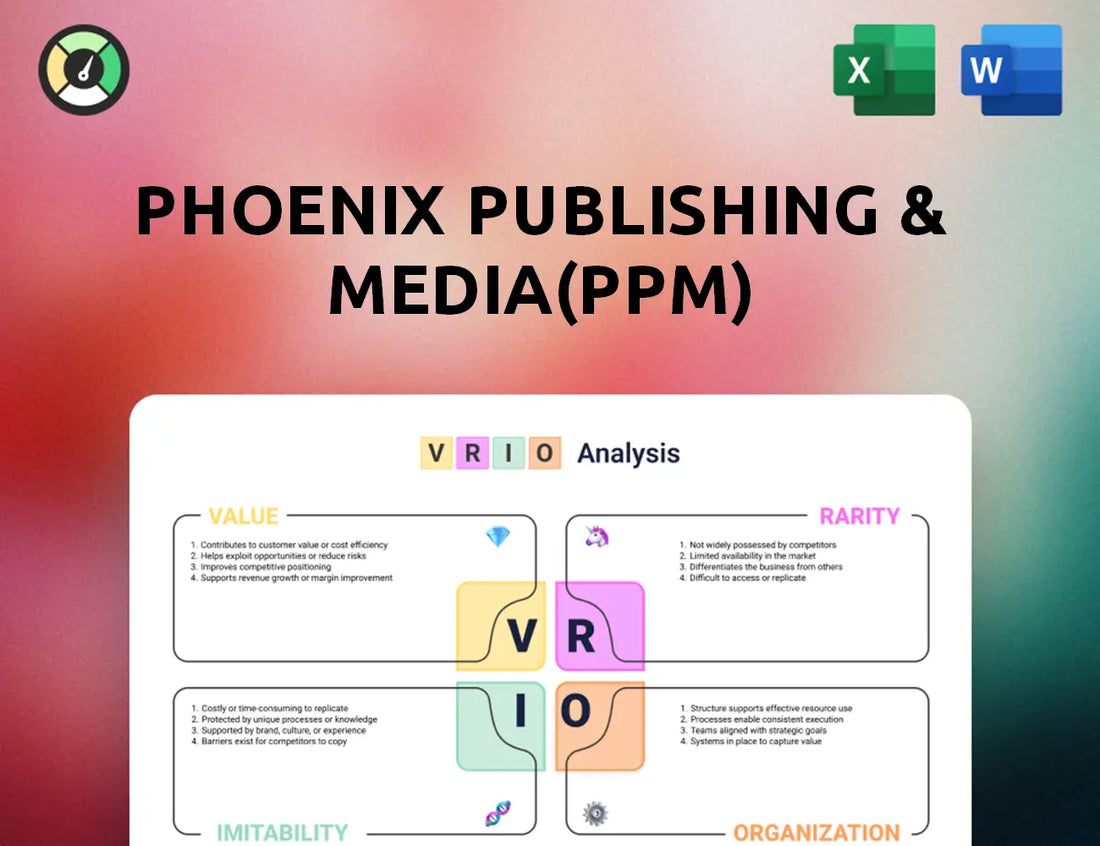 Phoenix Publishing & Media(PPM) VRIO Analysis