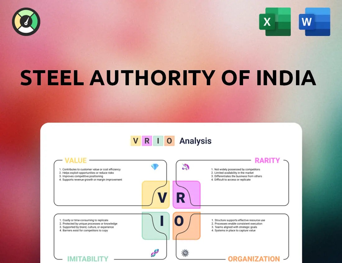 Steel Authority of India VRIO Analysis