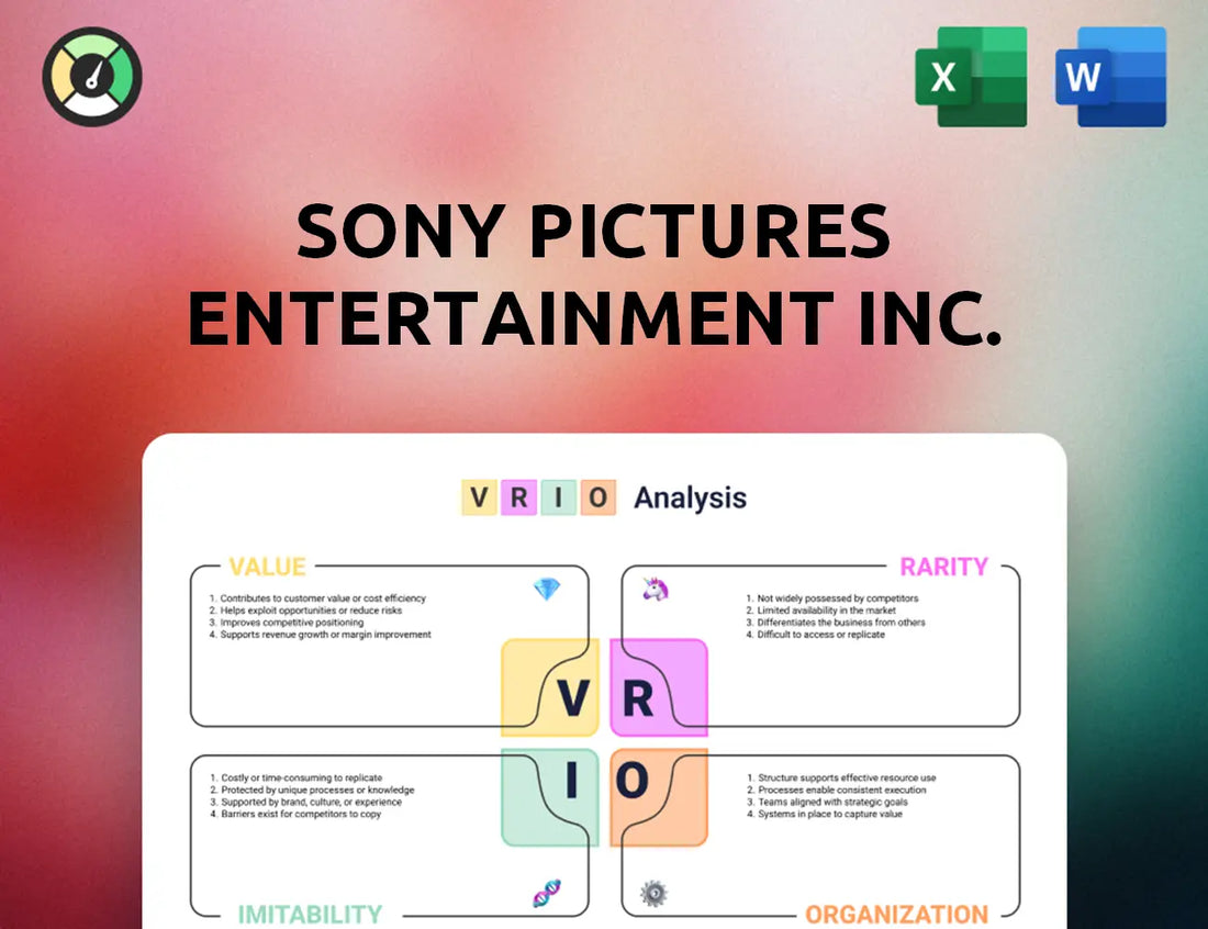 Sony Pictures Entertainment Inc. VRIO Analysis