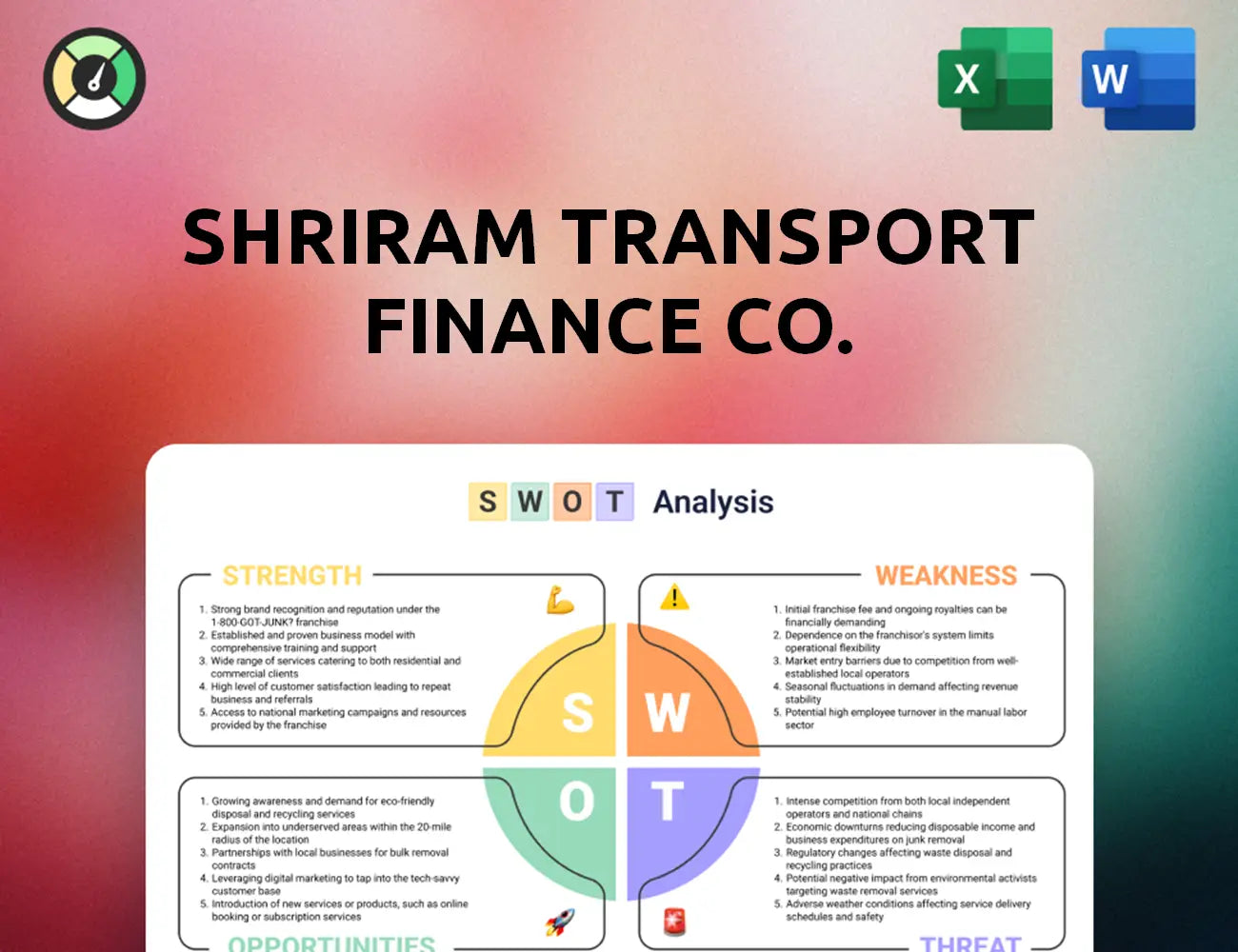 Shriram Transport Finance Co. SWOT Analysis
