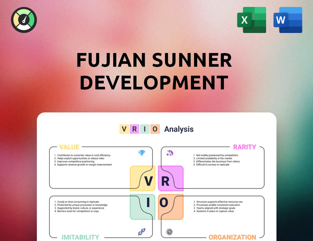 Fujian Sunner Development VRIO Analysis