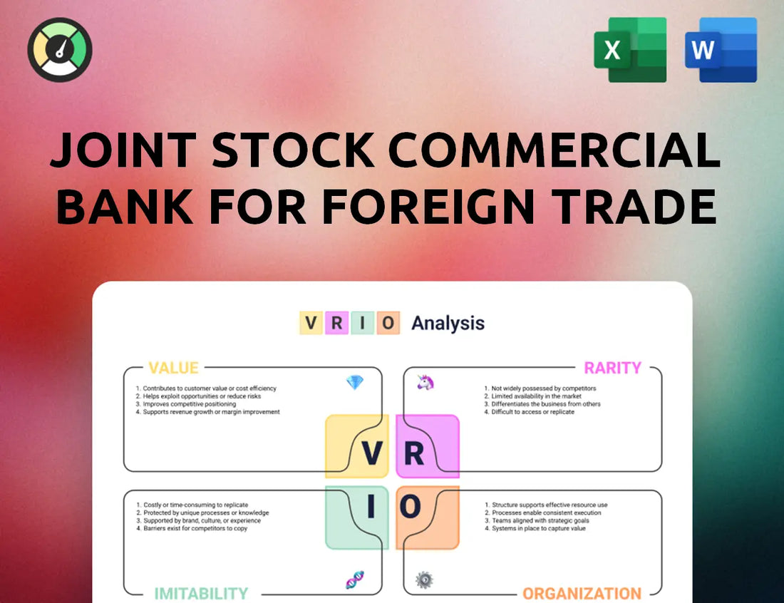 Joint Stock Commercial Bank for Foreign Trade of Vietnam VRIO Analysis