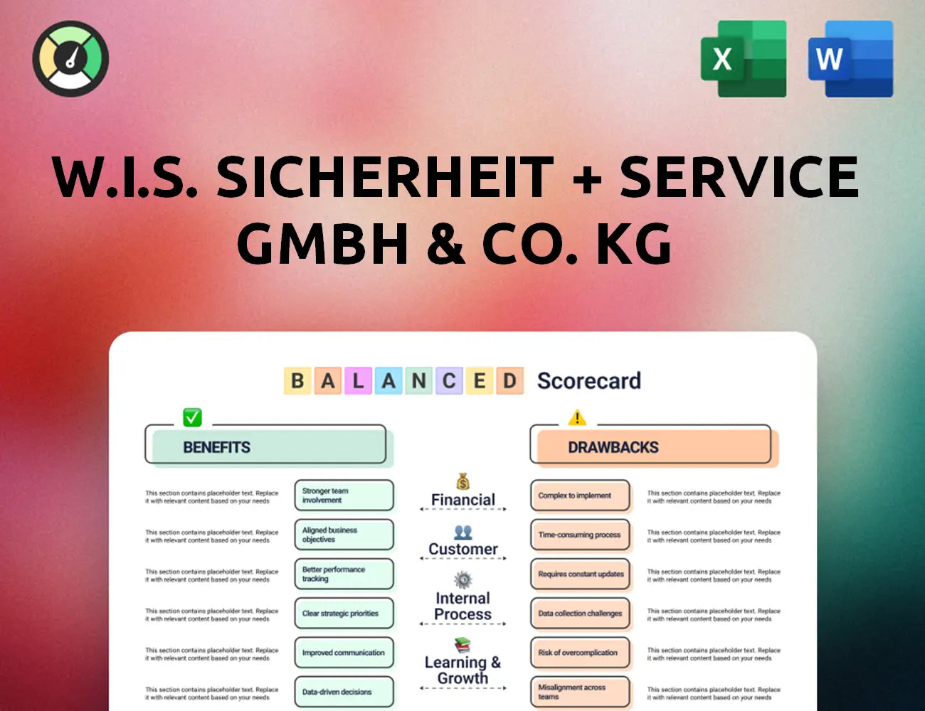 W.I.S. Sicherheit + Service GmbH & Co. KG Balanced Scorecard