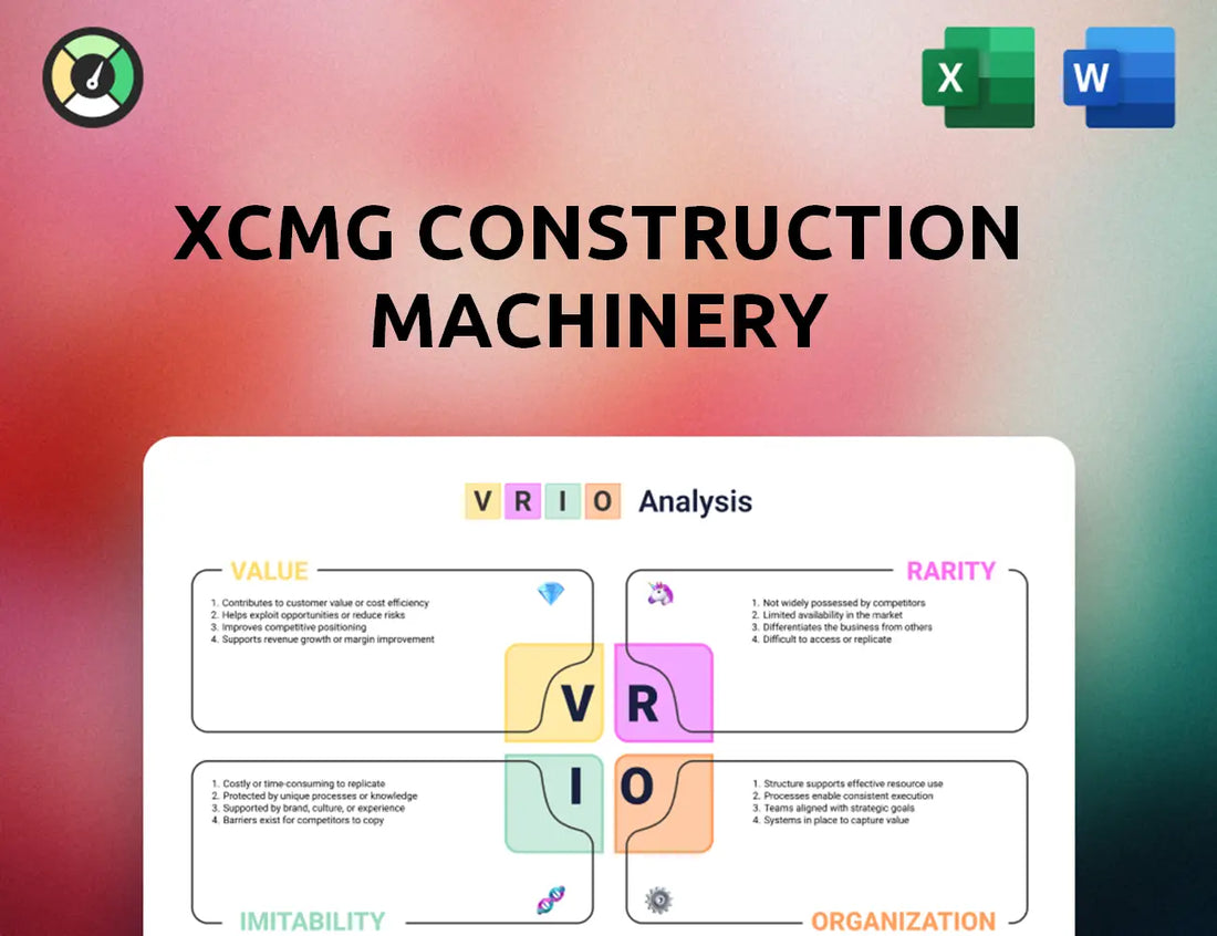 XCMG Construction Machinery VRIO Analysis